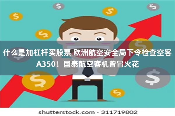 什么是加杠杆买股票 欧洲航空安全局下令检查空客A350！国泰航空客机曾冒火花