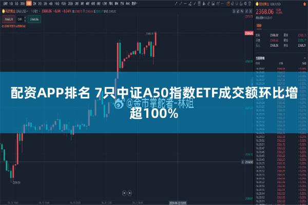 配资APP排名 7只中证A50指数ETF成交额环比增超100%